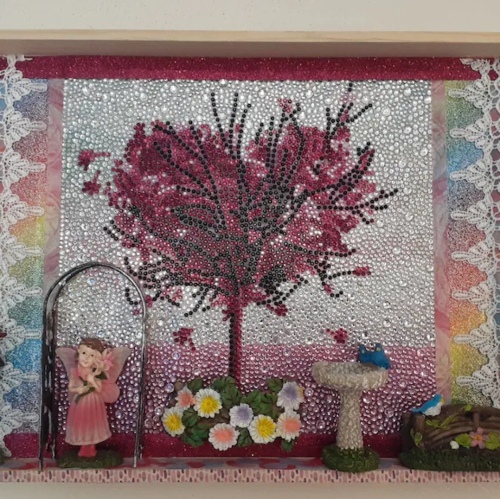 Fairy Garden Shadow Box